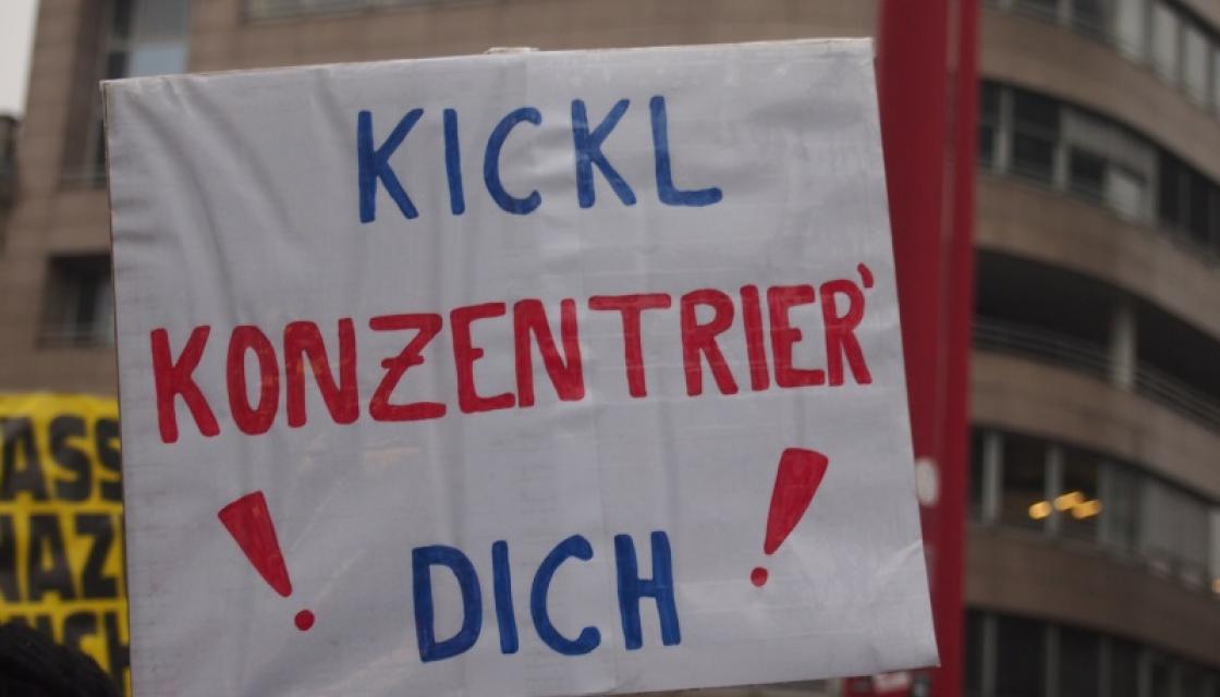 Kickl "konzentrier" dich