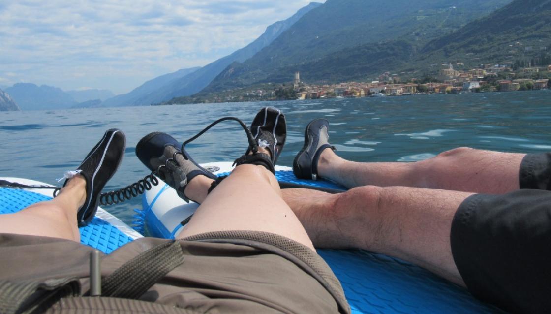 Sup-Touren am Gardasee Sup-Touren am Gardasee